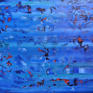 2018 - Blue 1 - 100 * 70 cm